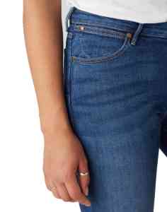 Wrangler Damen Jeans - Body Bespoke SLIM AUTHENTIC BLUE W28LX785U